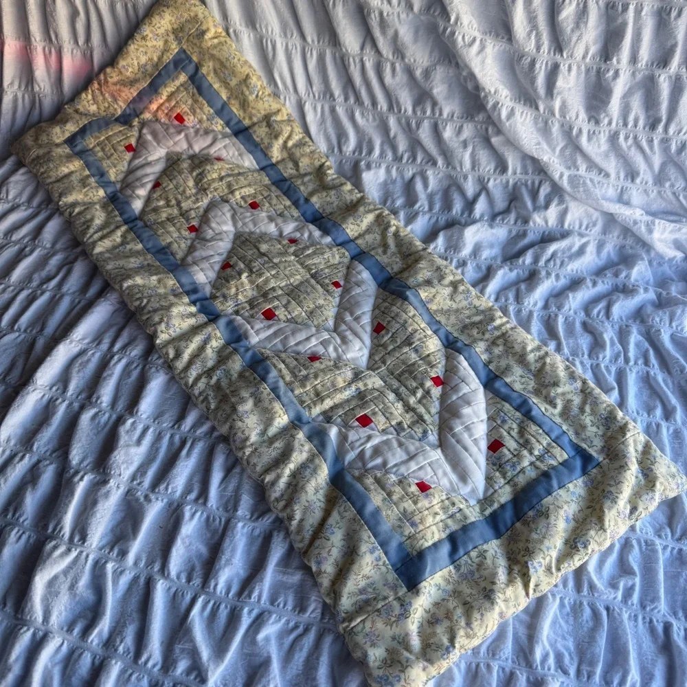 Handmade vintage quilted